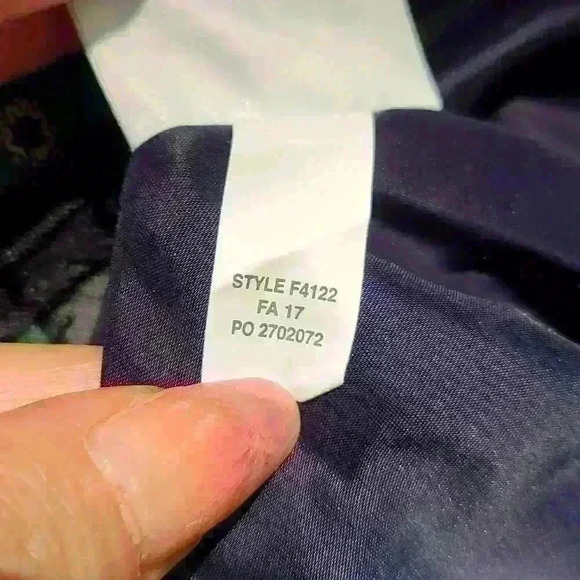 J crew green with small dot flowers dress size 4 - Picture 14 of 17